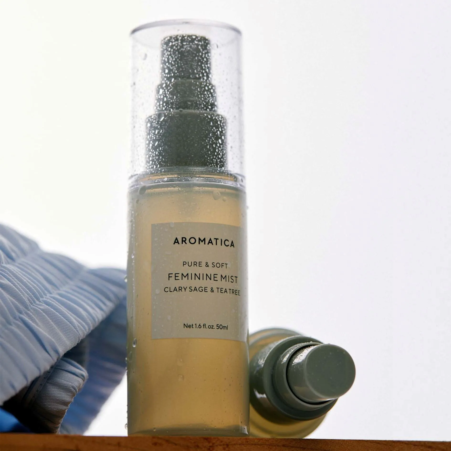 *** SALE *** AROMATICA Pure & Soft Feminine Mist Clary Sage & Tea Tree 50ml *** EXP ON 2025-10-03 ***