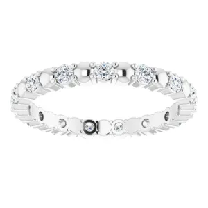 0.45 ct. Round Diamond Stackable Eternity Band