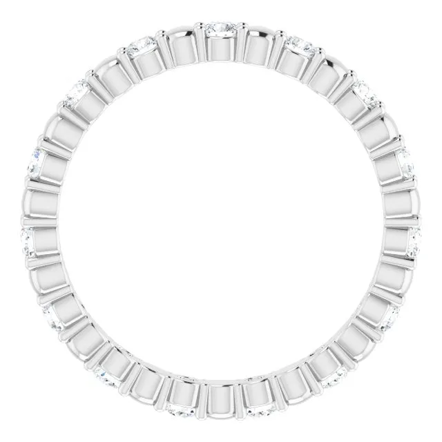 0.45 ct. Round Diamond Stackable Eternity Band