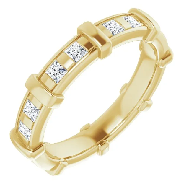 0.96 ct.  Princess Diamond Eternity Band