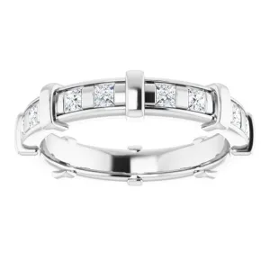 0.96 ct.  Princess Diamond Eternity Band