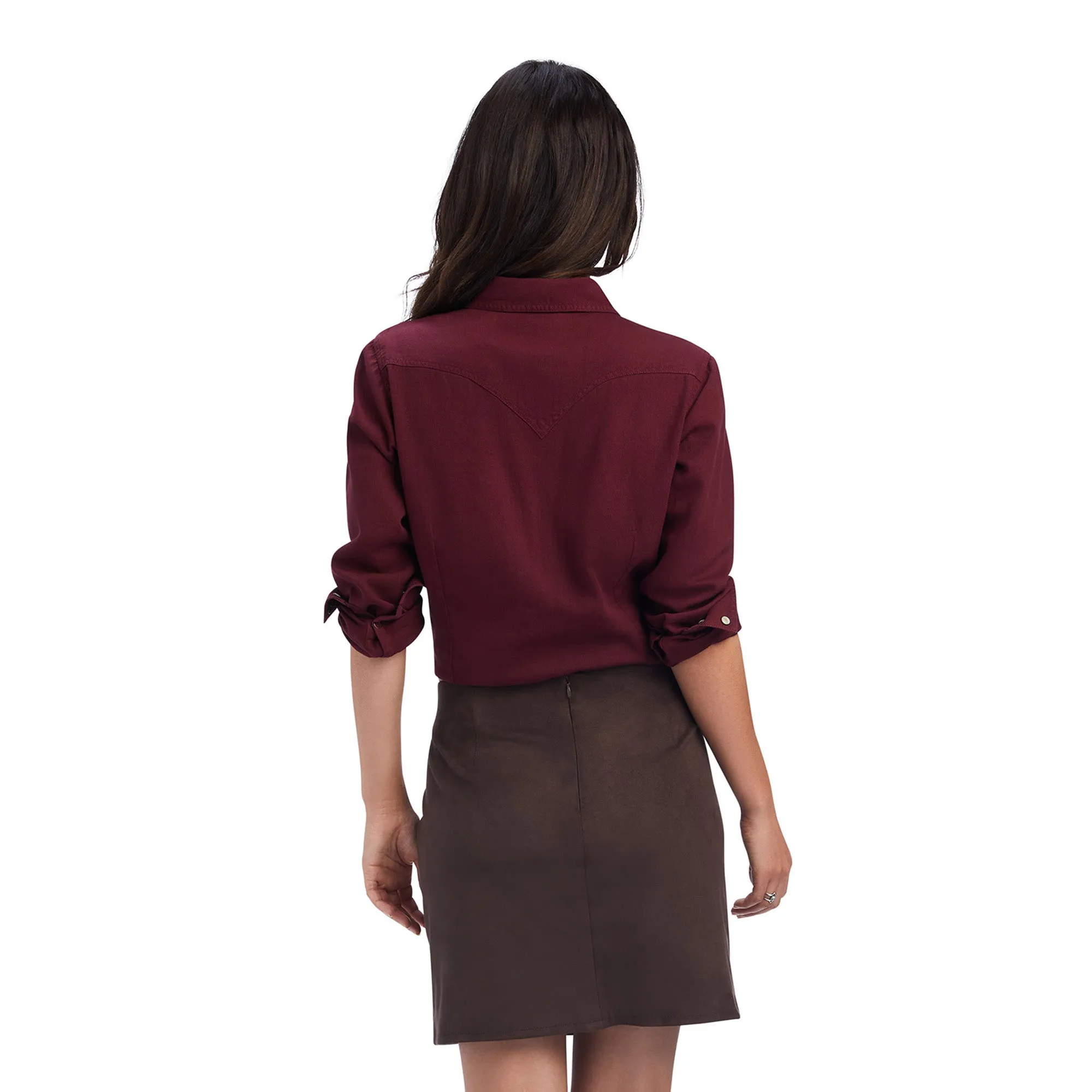 10041302 Ariat Women's Monument Valley Skirt Brazil Nut