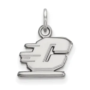 10K White Gold Central Michigan University XS Pendant
