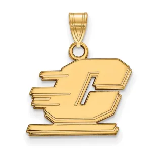 10K Yellow Gold Central Michigan University Small Pendant