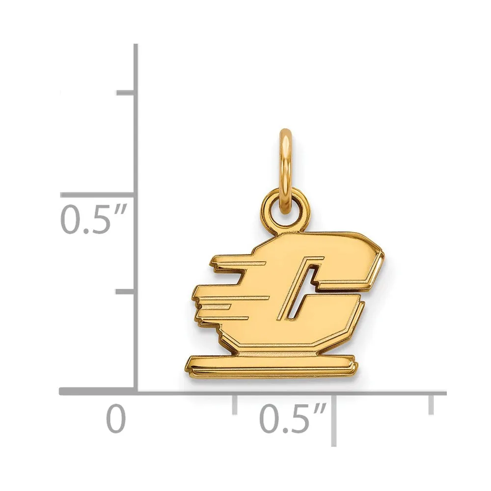 10K Yellow Gold Central Michigan University XS Pendant