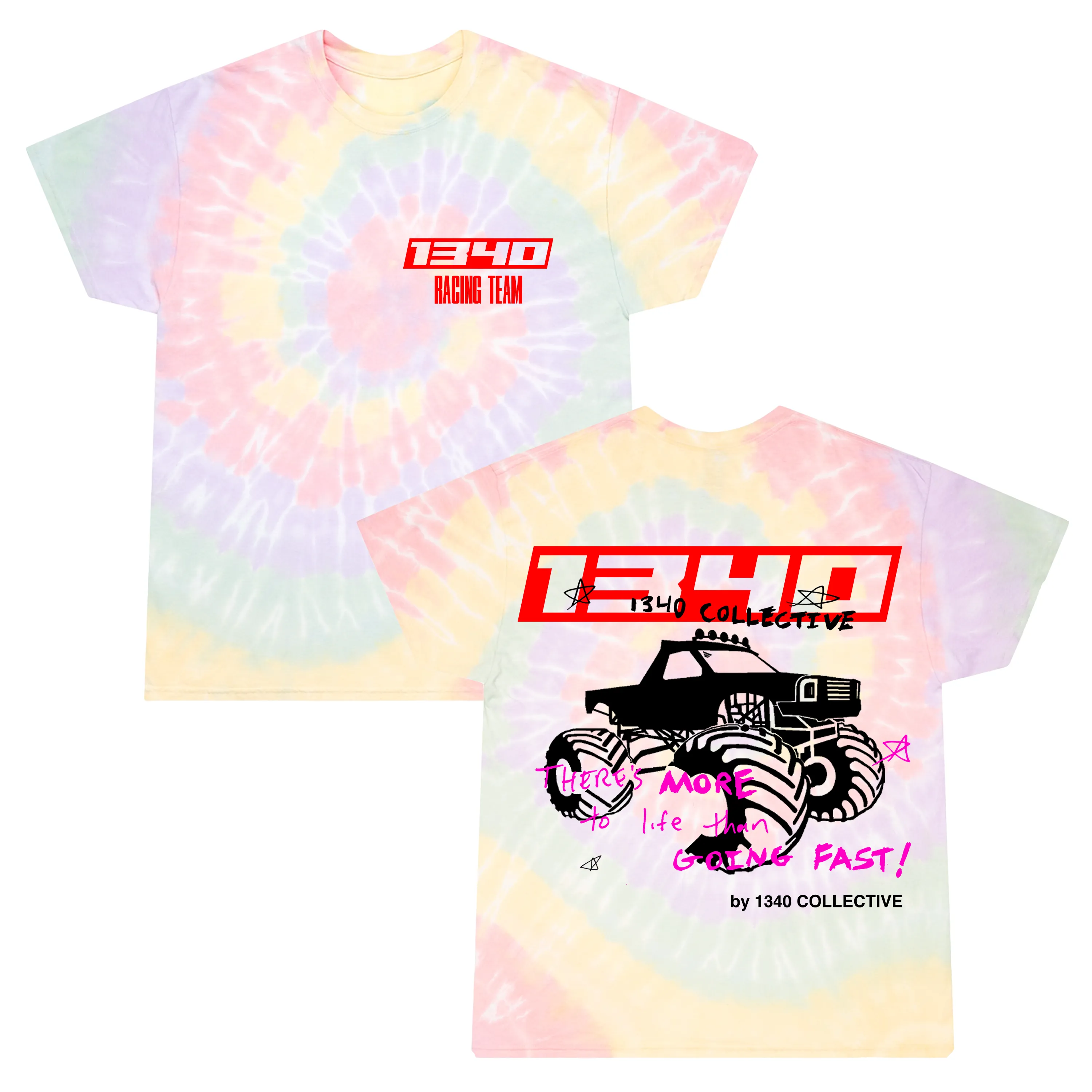 1340 MONSTER TRUCK - TIEDYE SHIRT