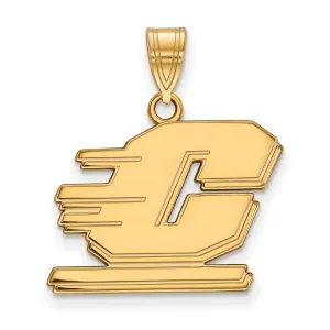 14k Gold Central Michigan University Letter C Medium Pendant