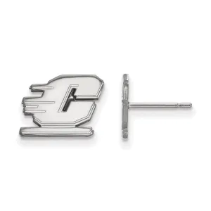 14K White Gold Central Michigan University XS Post Earrings