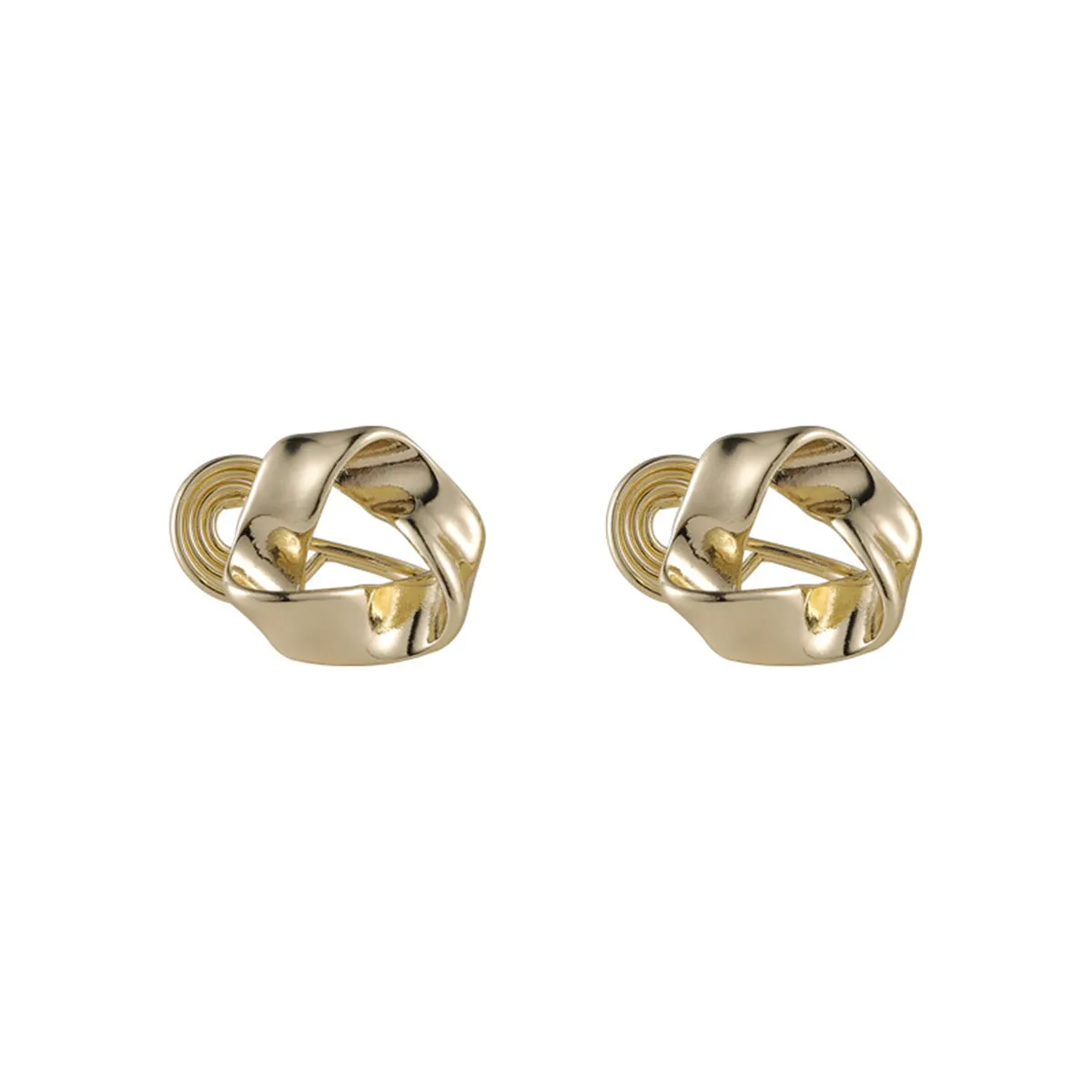 18K Gold-Plated Open-Twisted Ear Cuff