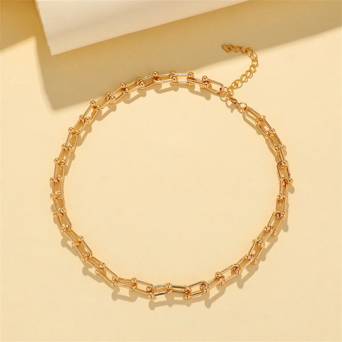 18K Gold-Plated Vachette Chain Necklace