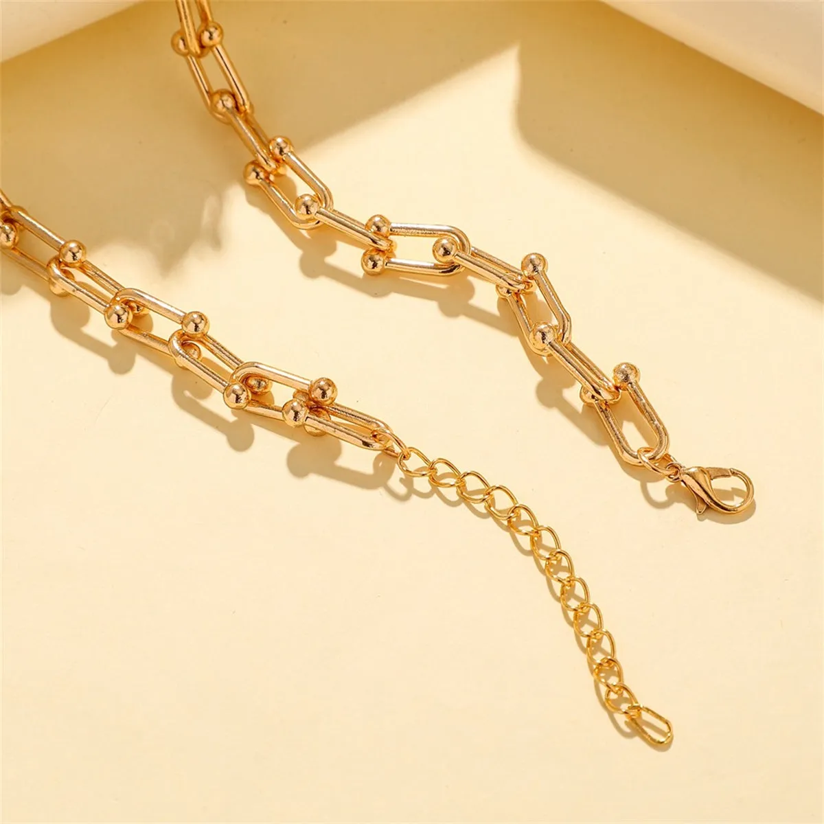 18K Gold-Plated Vachette Chain Necklace