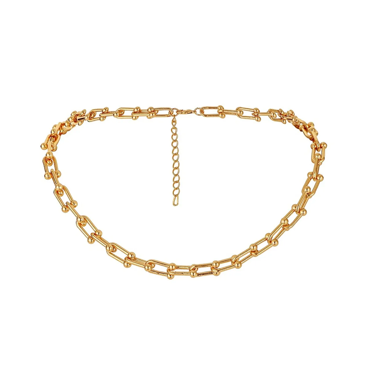 18K Gold-Plated Vachette Chain Necklace