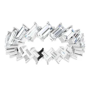 3.40 ct. Straight Baguette Diamond Eternity Band