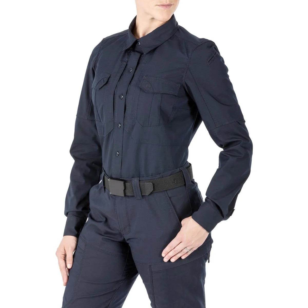 5.11 Tactical Women's Stryke Long Sleeve Shirt Dark Navy