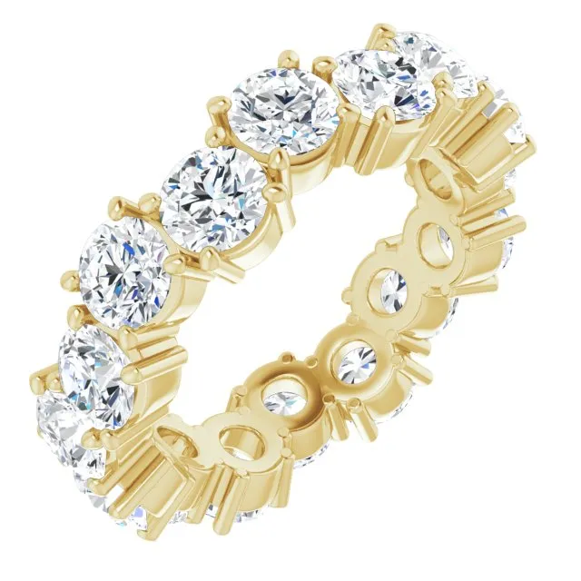 5.28 ct. Round Diamond Eternity Band