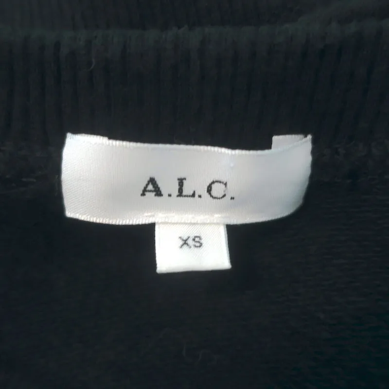 A.L.C. Saunders Crystal-Embellished Sweatshirt Black Size Extra Small