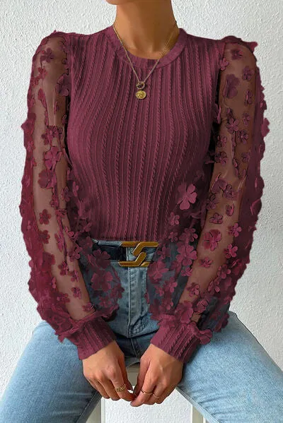 Amara – Embellished Women’s Knit Blouse