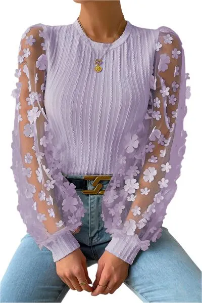 Amara – Embellished Women’s Knit Blouse