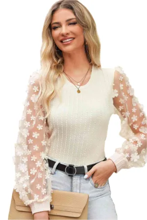 Amara – Embellished Women’s Knit Blouse