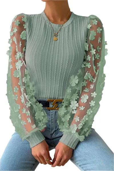 Amara – Embellished Women’s Knit Blouse