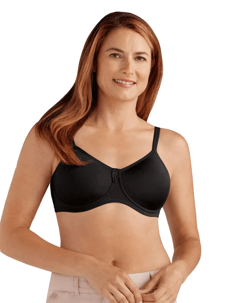 Amoena Lara Soft Bra - Nude/Black