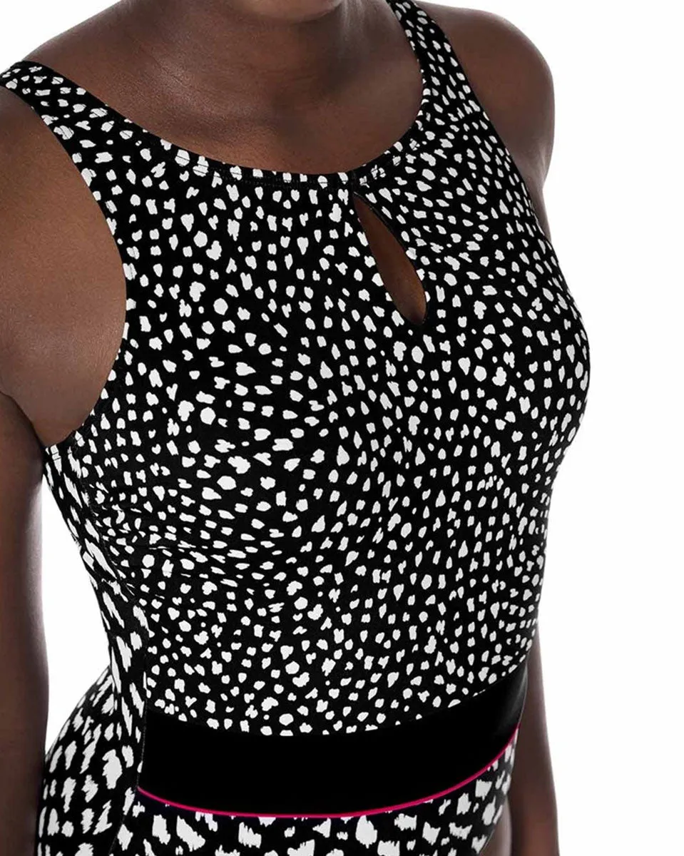 Amoena Manila High Neck One-Piece Swimsuit - Black
