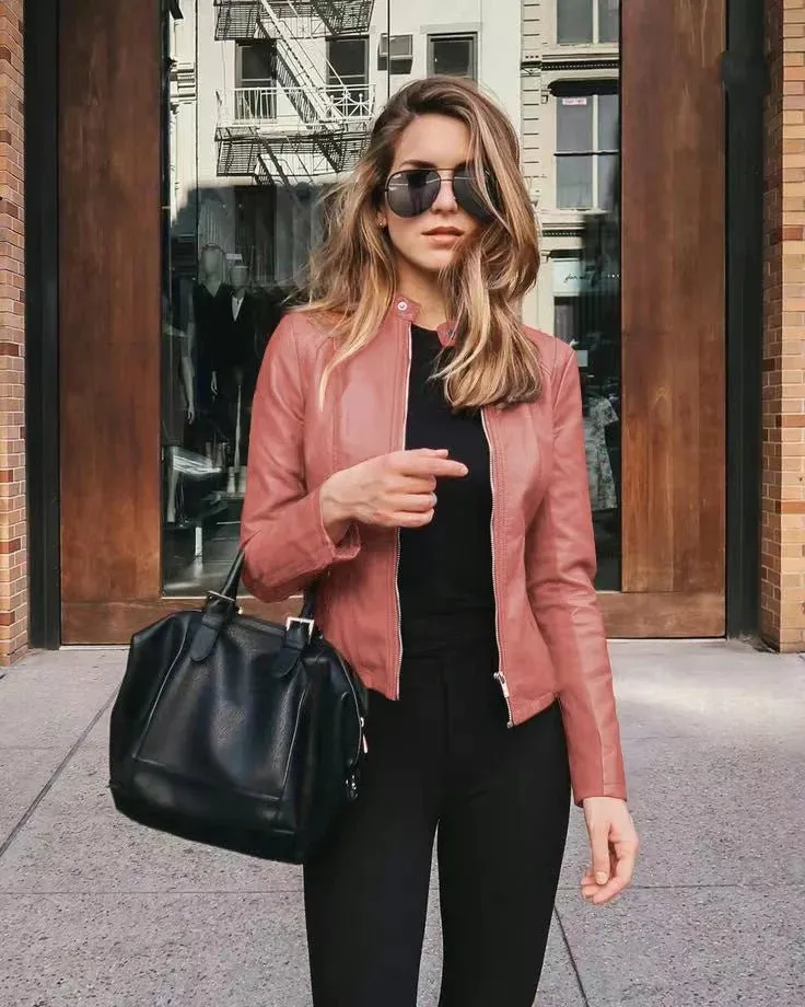 Anjana® | Fashionable Leather Jacket