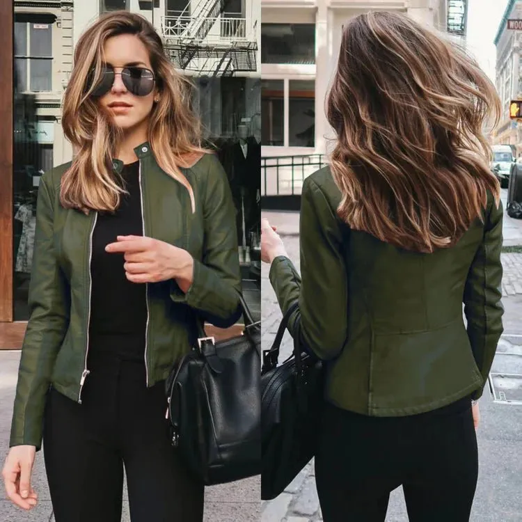 Anjana® | Fashionable Leather Jacket
