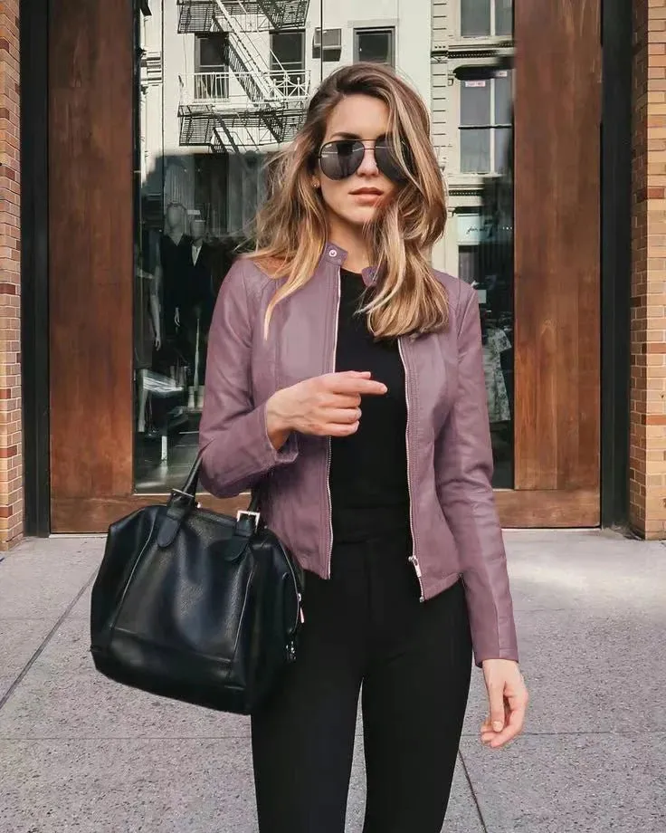 Anjana® | Fashionable Leather Jacket