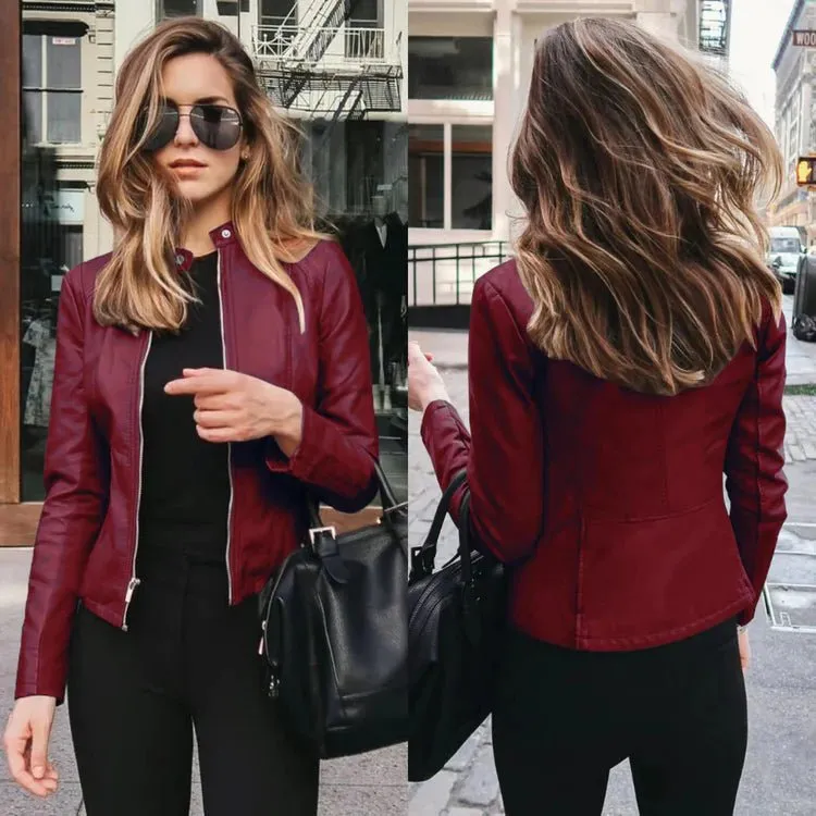 Anjana® | Fashionable Leather Jacket