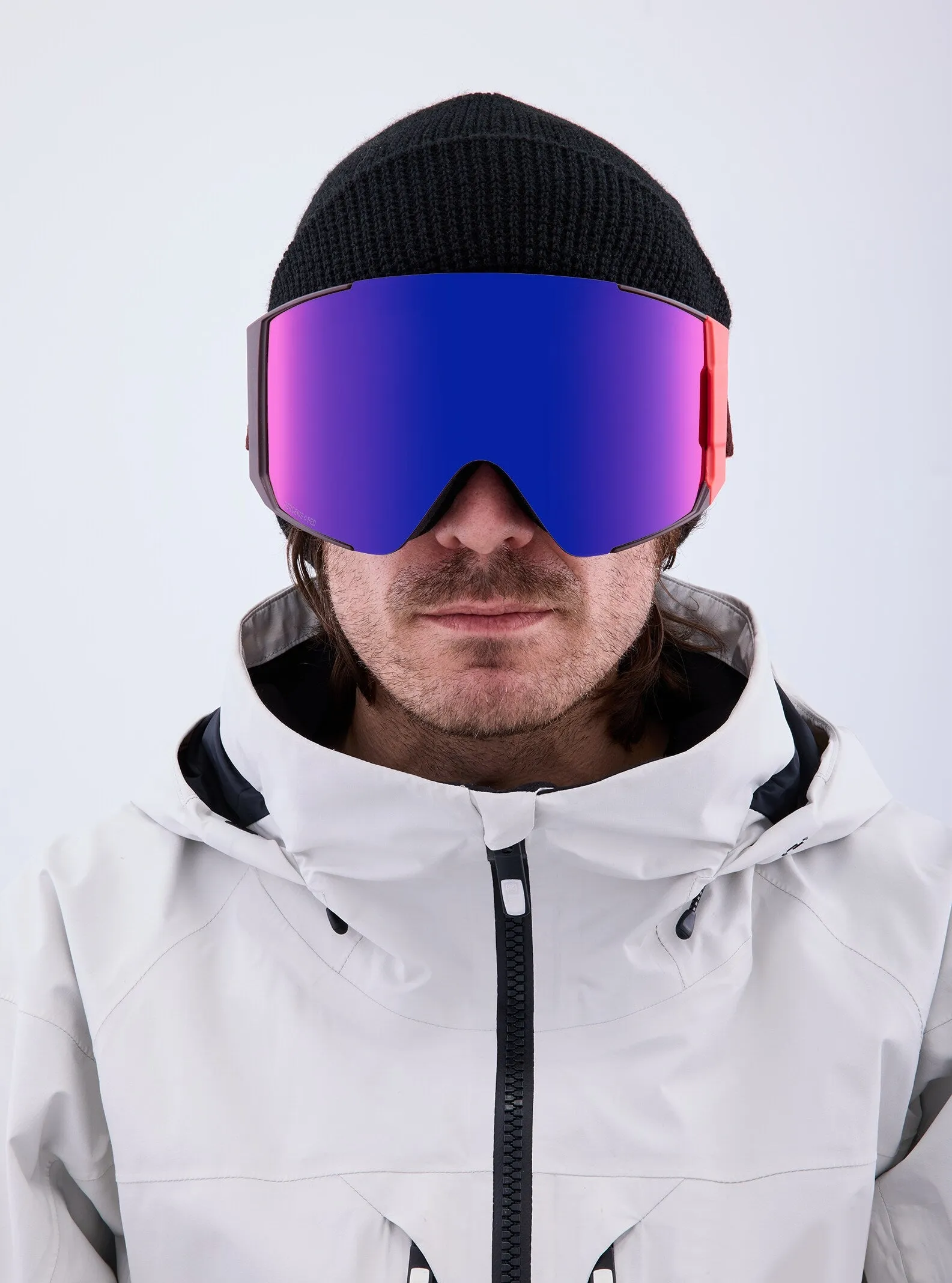 Anon Sync Goggles 2023 Mulberry / Perceive Sunny Red Lens