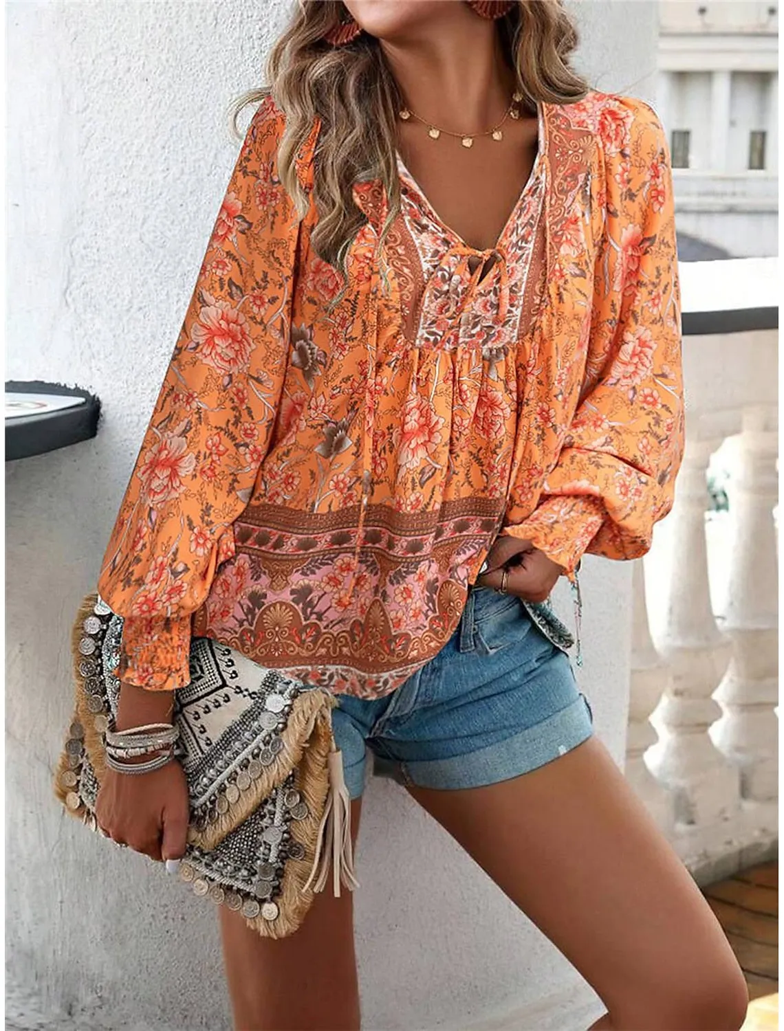 Aquilina® | Floral Lace Shirt For Summer