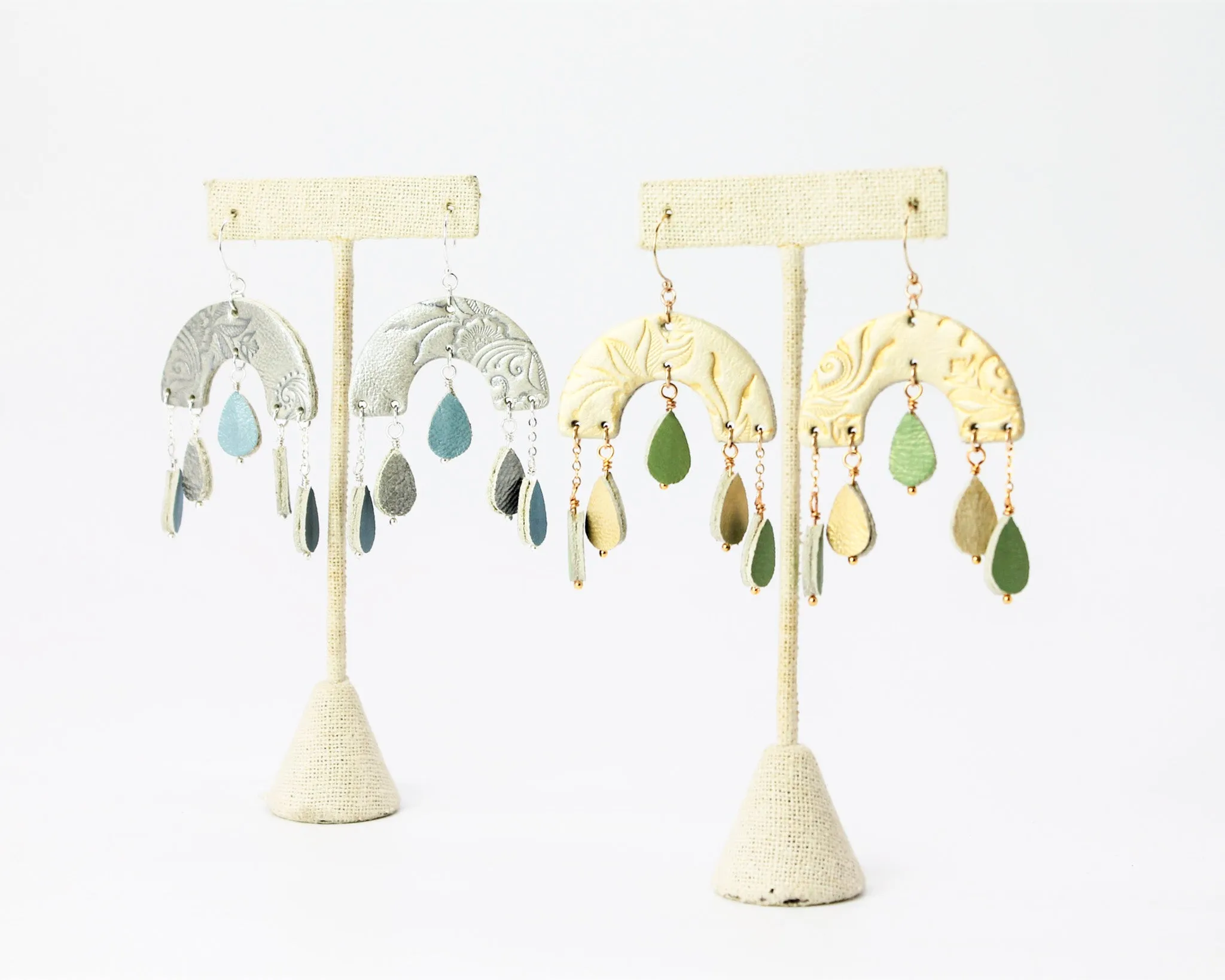 Arch Earring / Silvery Elemental