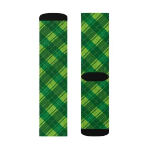Argyle St. Patrick's Day Adult Crew Socks