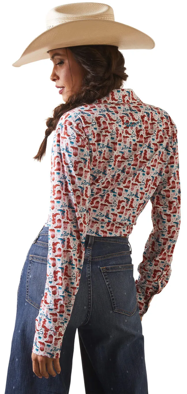 Ariat Womens Wrinkle Resist Kirby Stretch Shirt