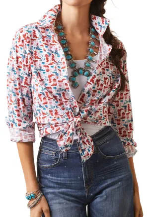 Ariat Womens Wrinkle Resist Kirby Stretch Shirt