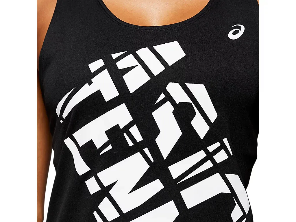ASICS WOMENS PRACTICE GRAPHIC TANK