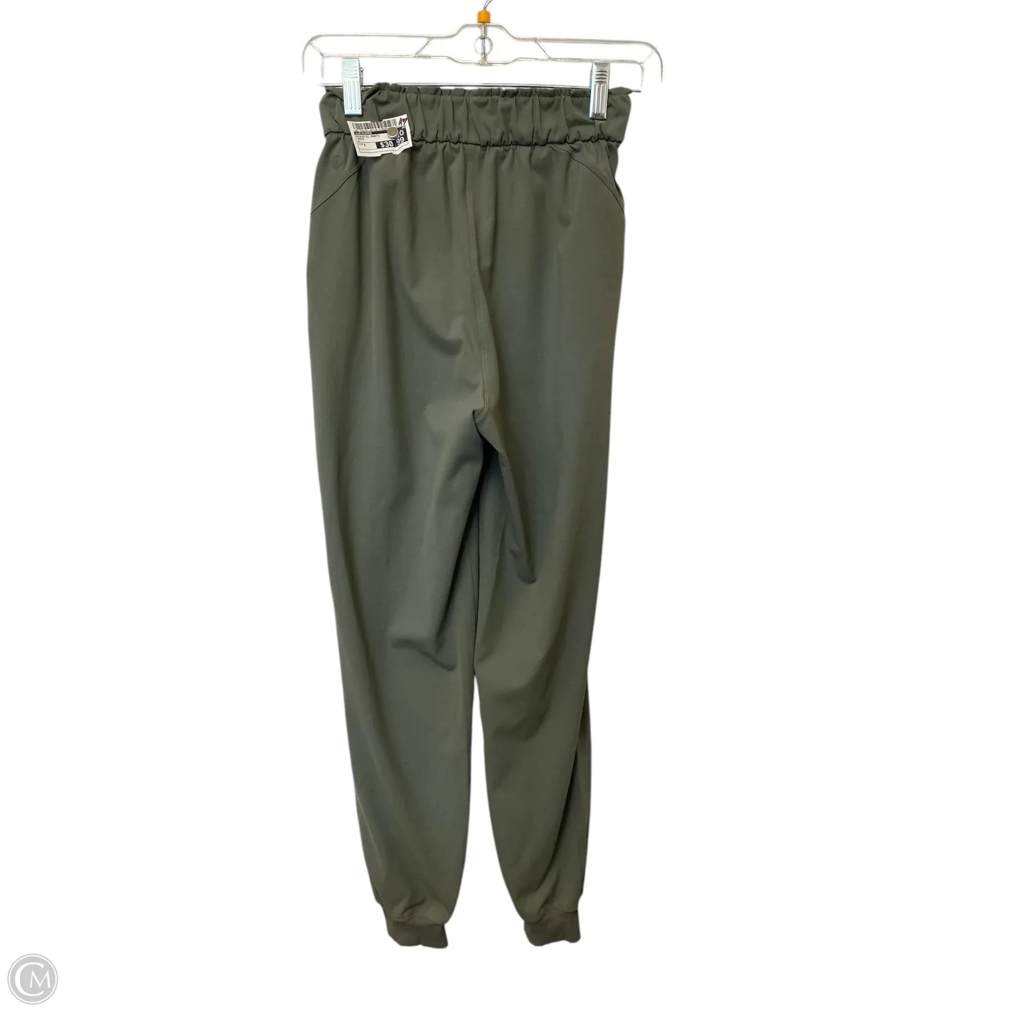 Athletic Pants By Lululemon In Green, Size: 2