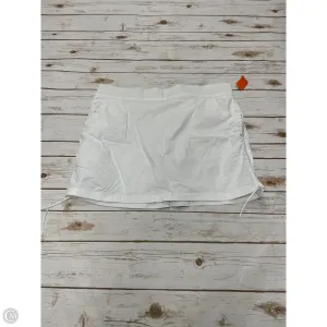 Athletic Skort By Columbia In White, Size: Xxl