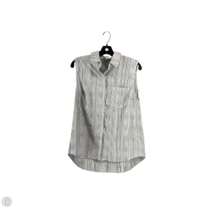 Athletic Tank Top By Athleta In Black & White, Size: S