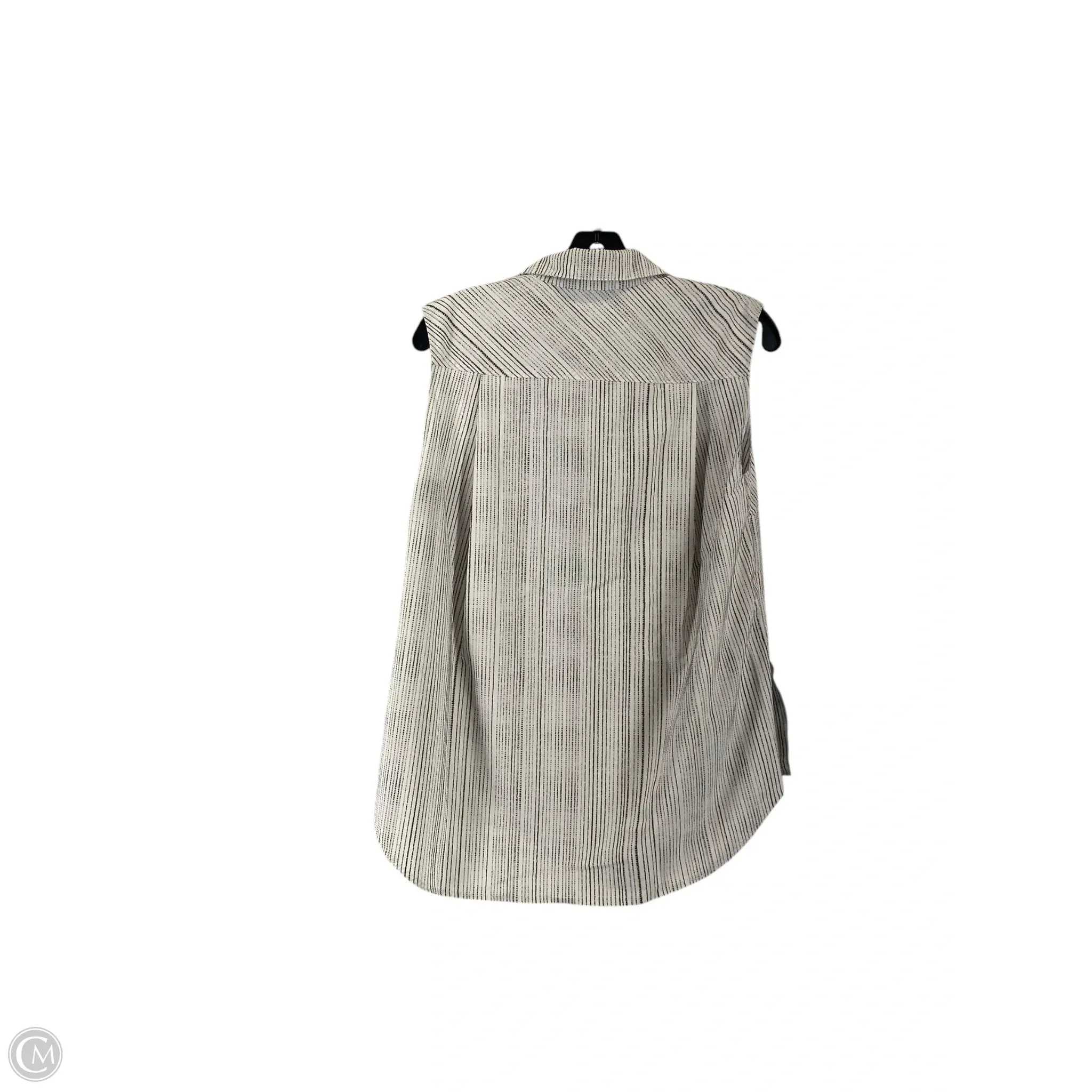 Athletic Tank Top By Athleta In Black & White, Size: S