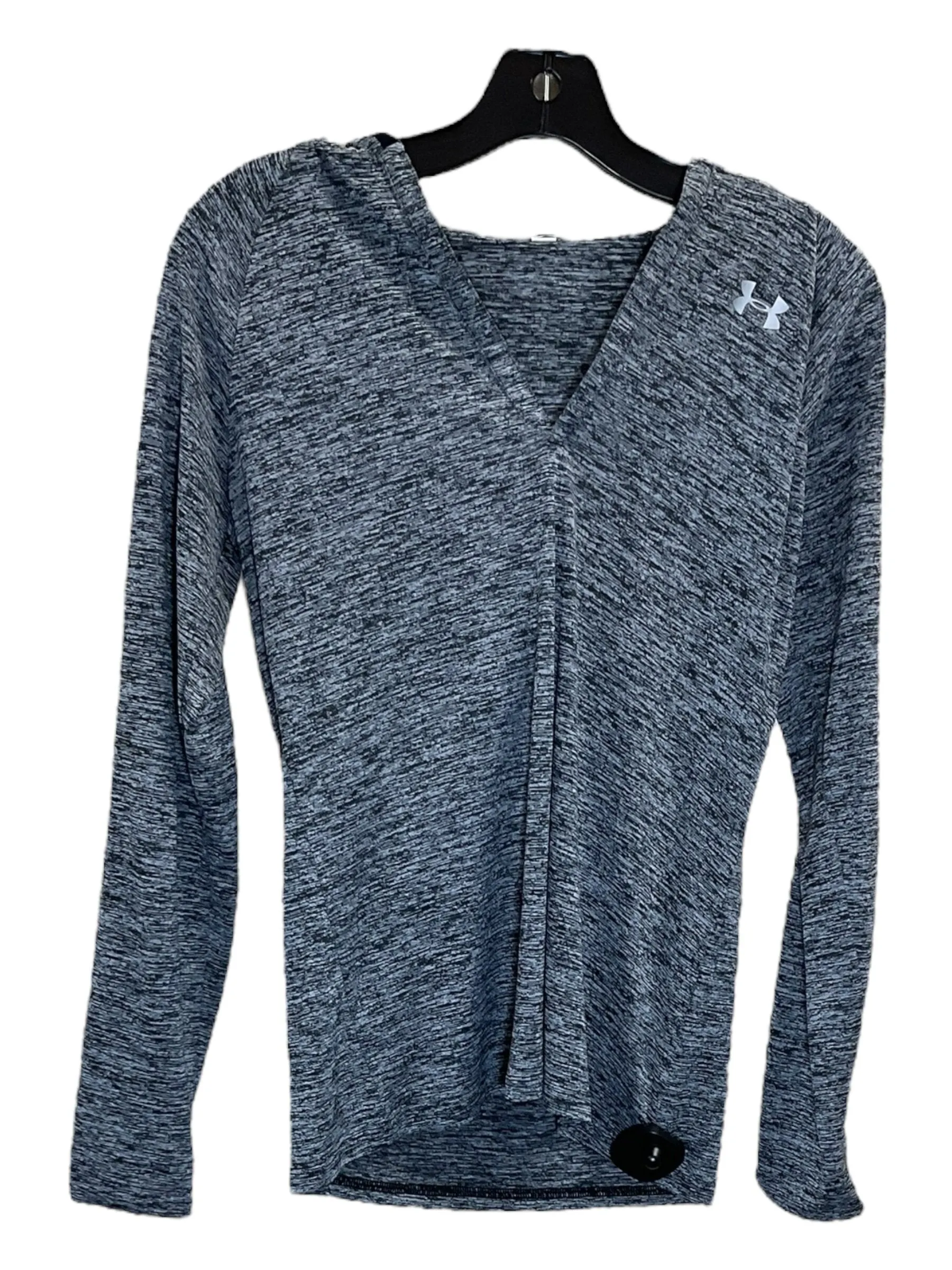 Athletic Top Long Sleeve Collar By Under Armour  Size: S
