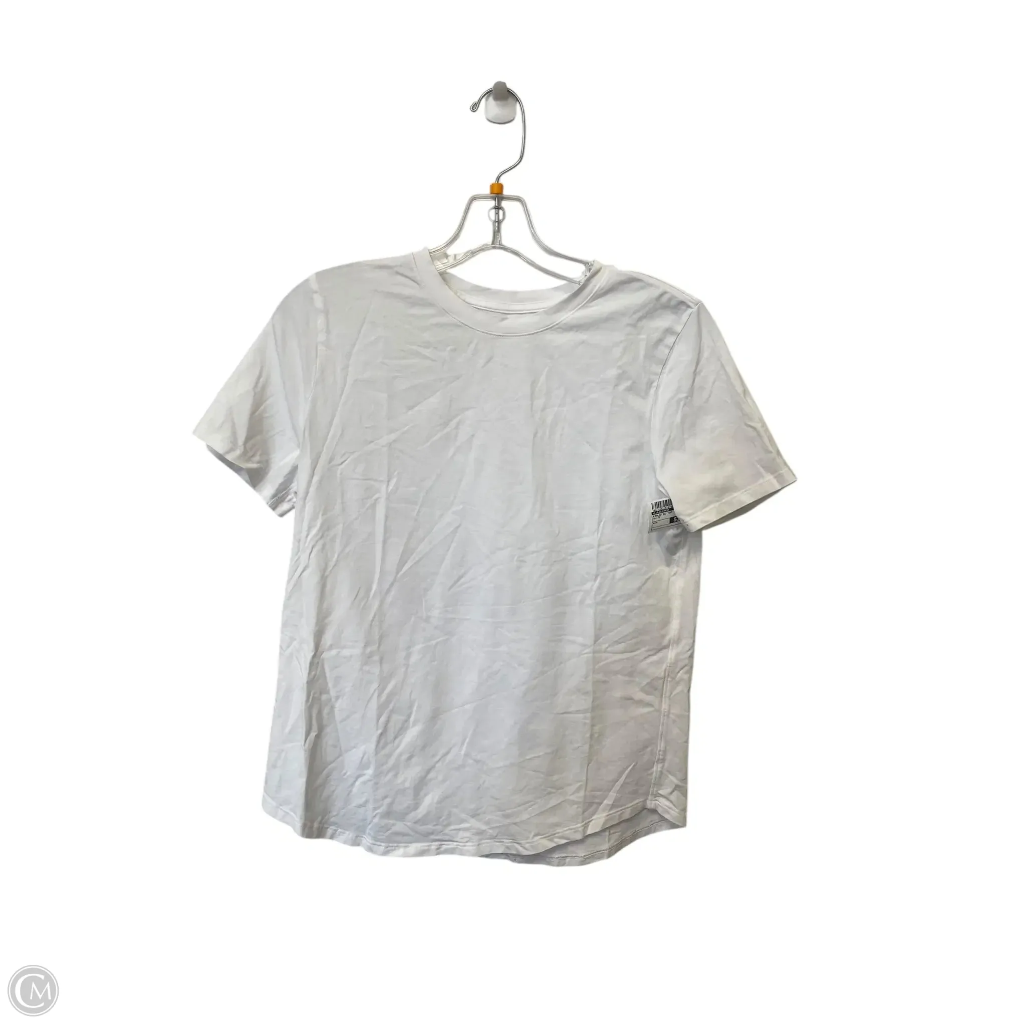 Athletic Top Short Sleeve By Lululemon In White
