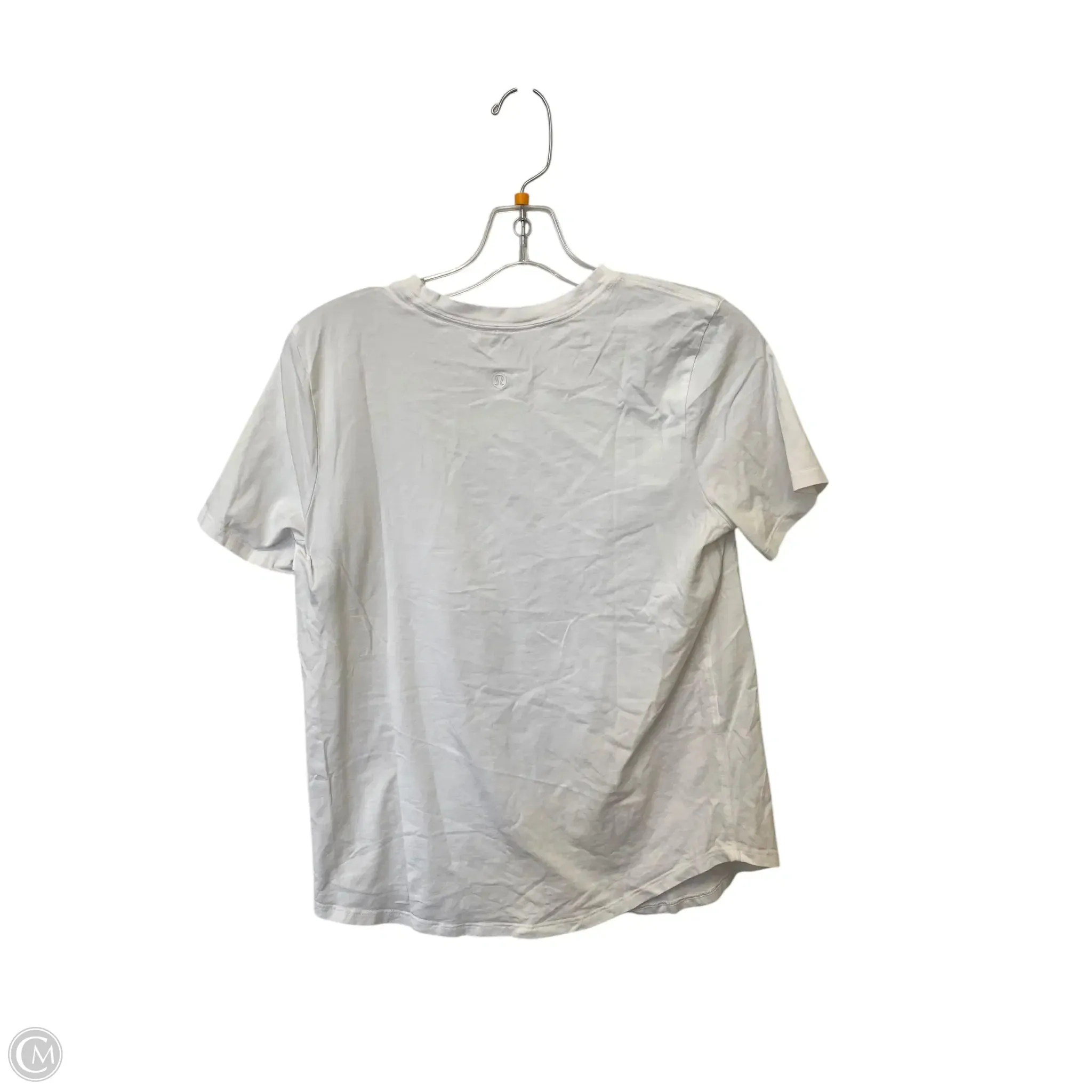 Athletic Top Short Sleeve By Lululemon In White