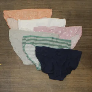 Auden Women's Cotton Bikini Underwear 6pk PZEP3 Assorted L