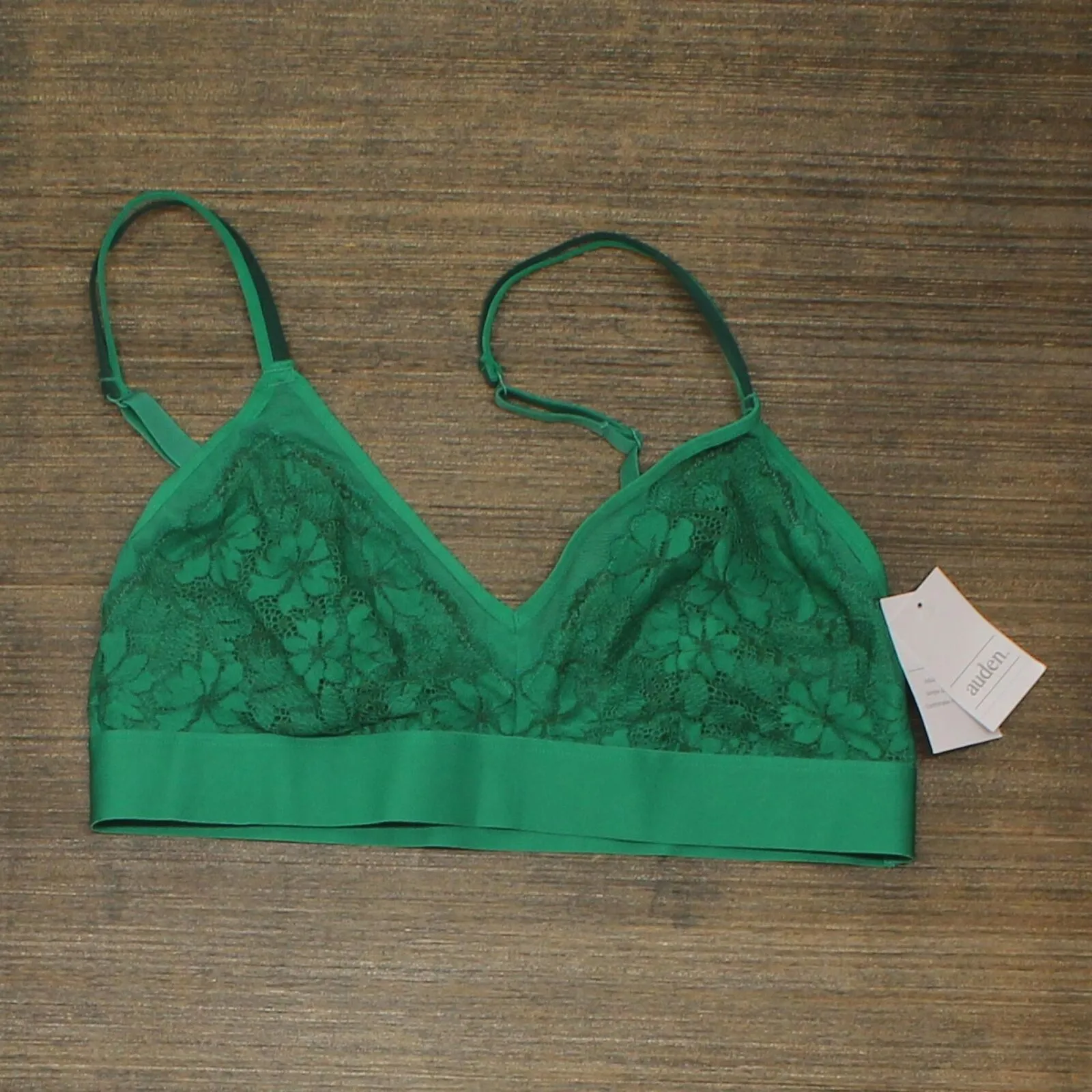 Auden Women's Lace and Mesh Bralette 999EZM