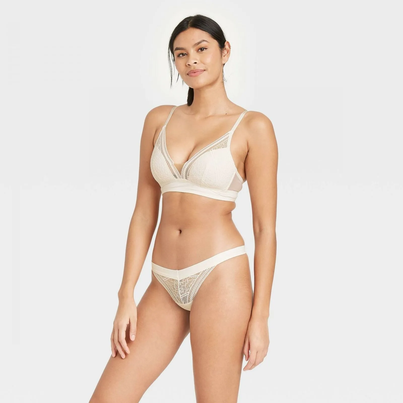 Auden Women's Lace Thong Panties