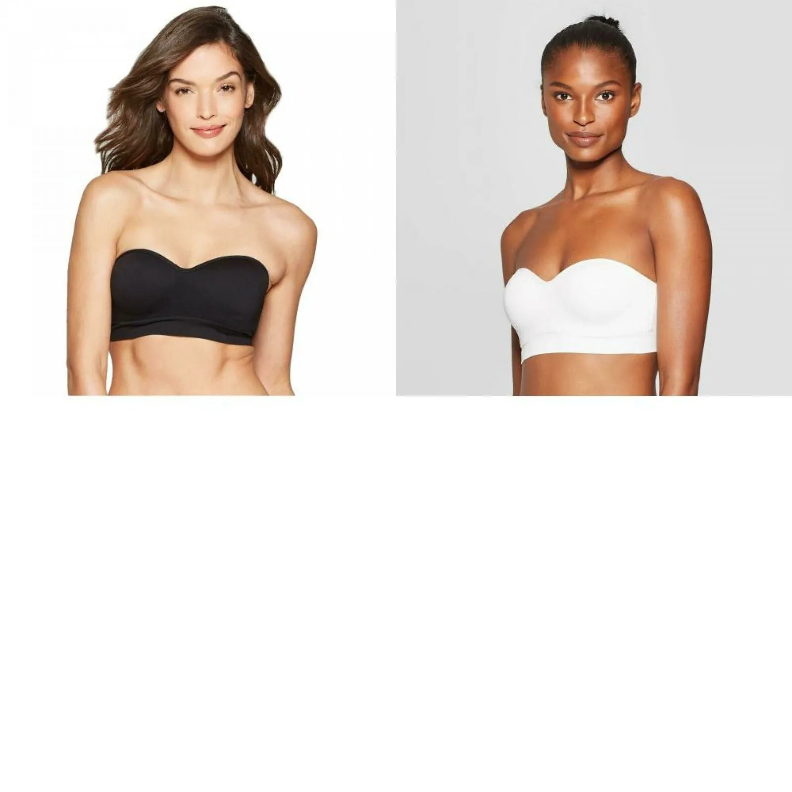 Auden Women's Padded Seamless Bandeau Bra