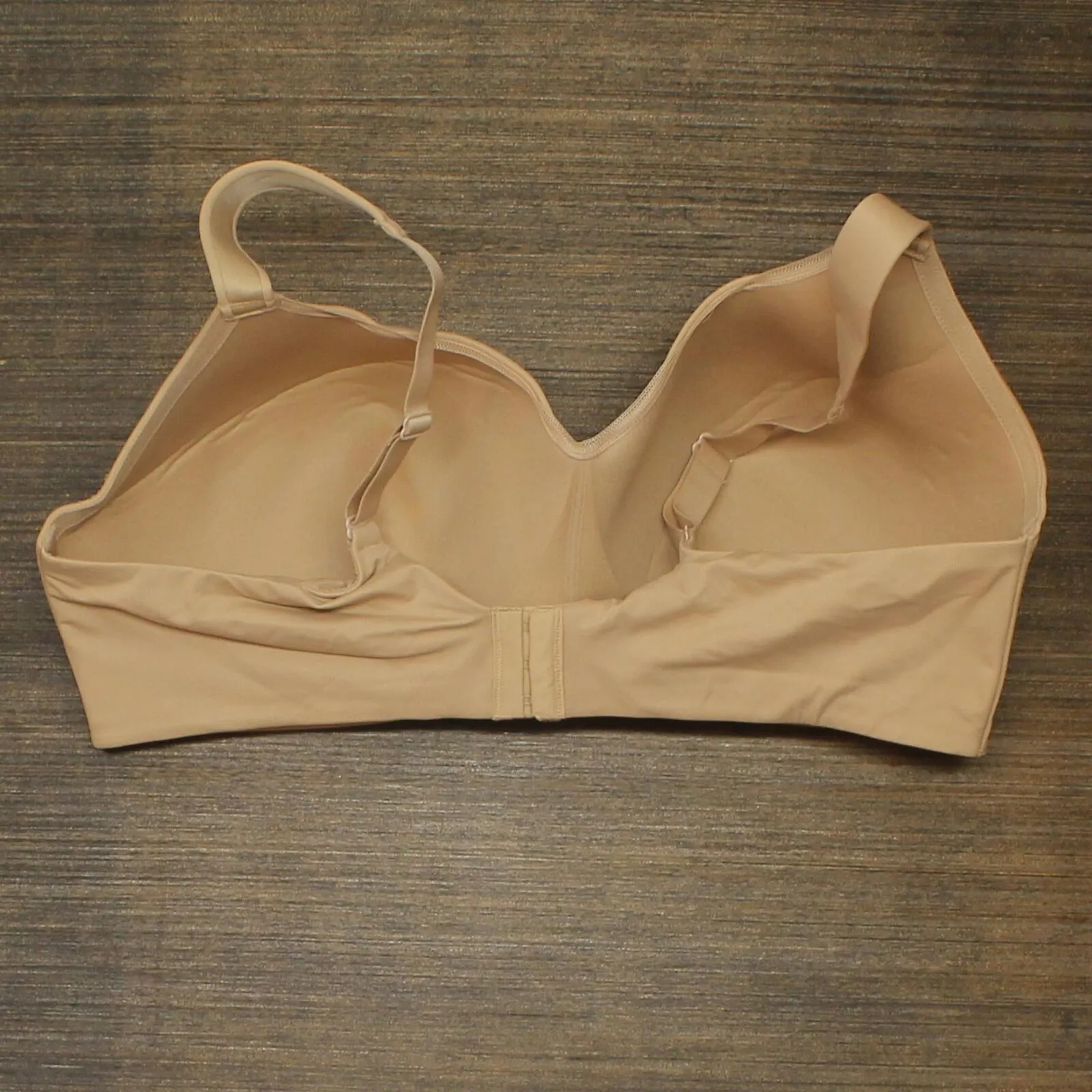 Auden Women's Plus Size Wirefree Bra Tan 42DD