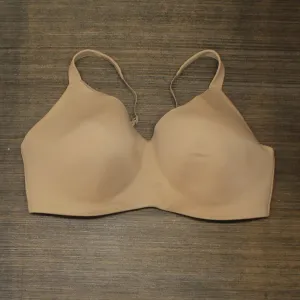 Auden Women's Plus Size Wirefree Bra Tan 42DD